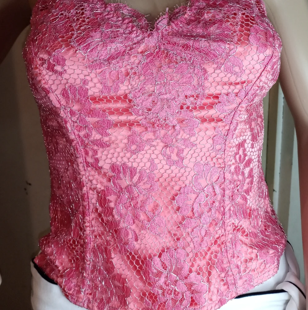 Adrienne Vittadini Vintage lace top - Picture 2 of 8